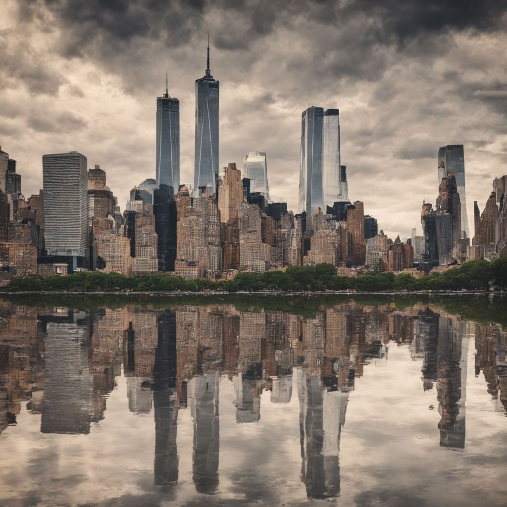 NYC after the rain stopped☁️