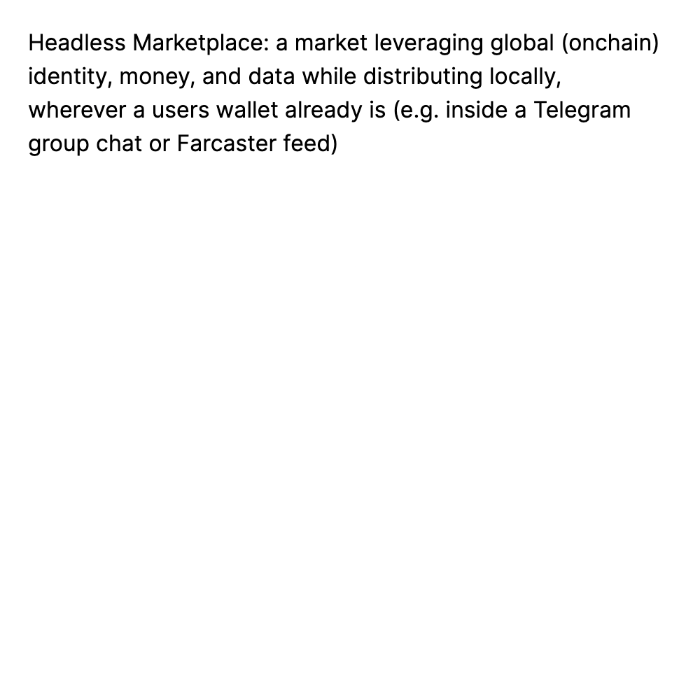 Headless Marketplace