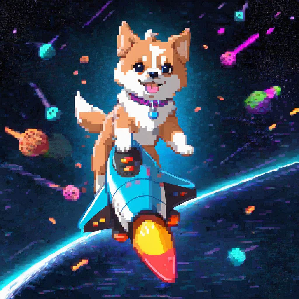 pixel LFG dog