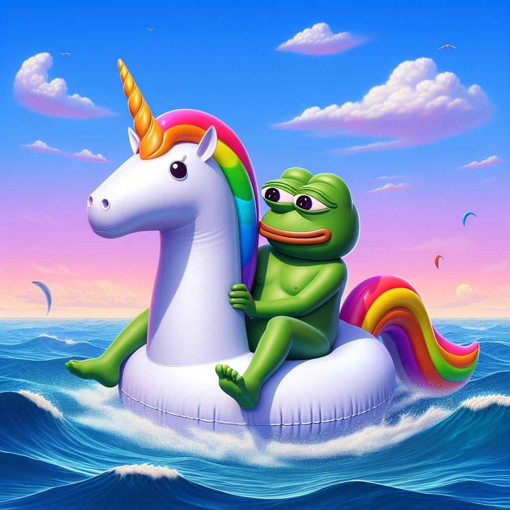 Pepe with Floaty