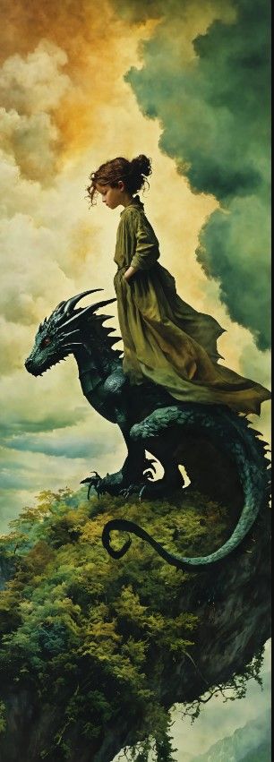 girl and dragon