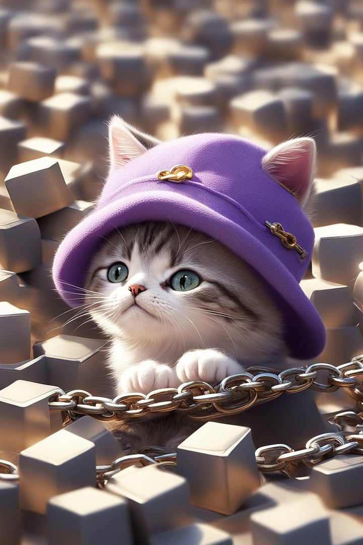 A_cute_cat_is_mining