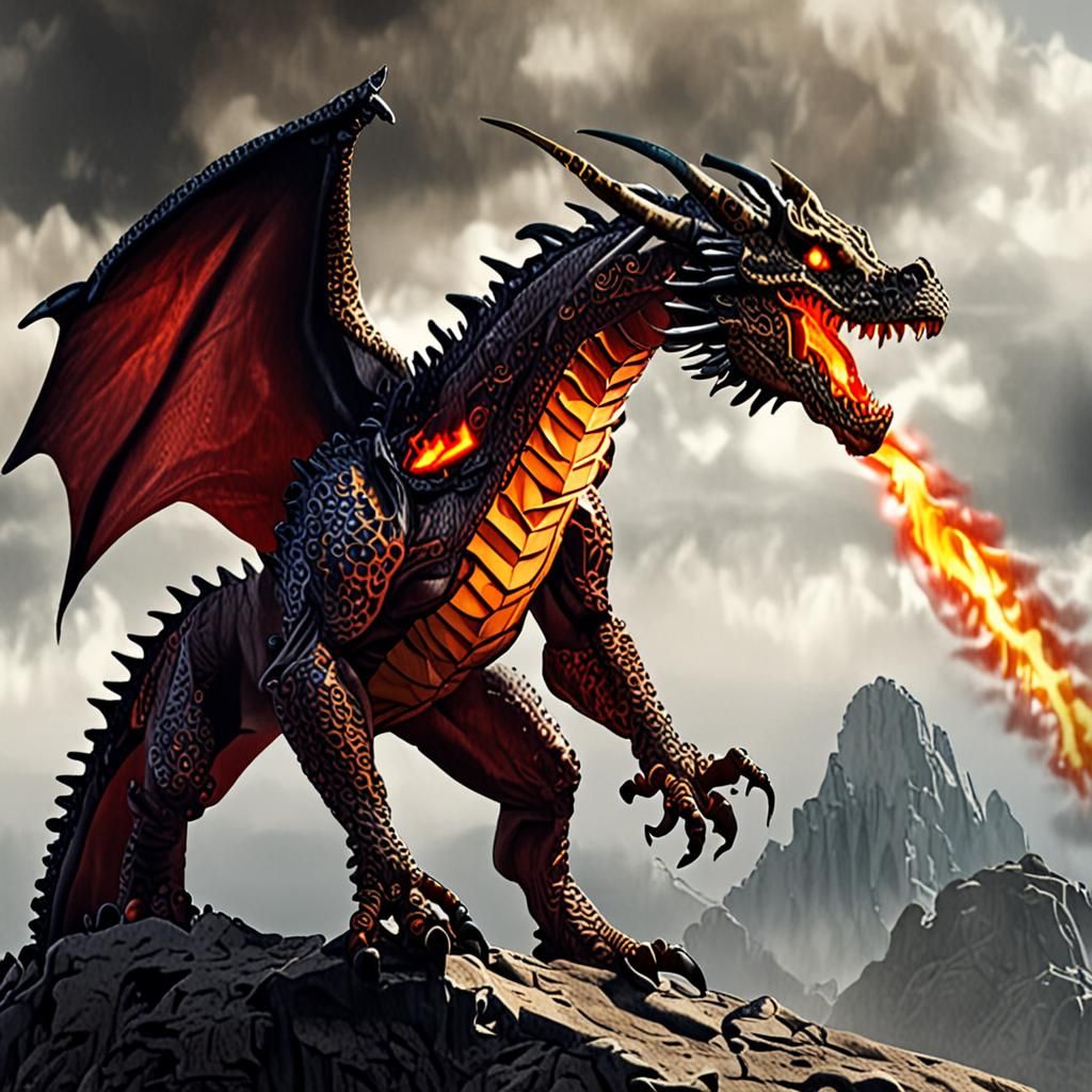 Fire-breathing dragon