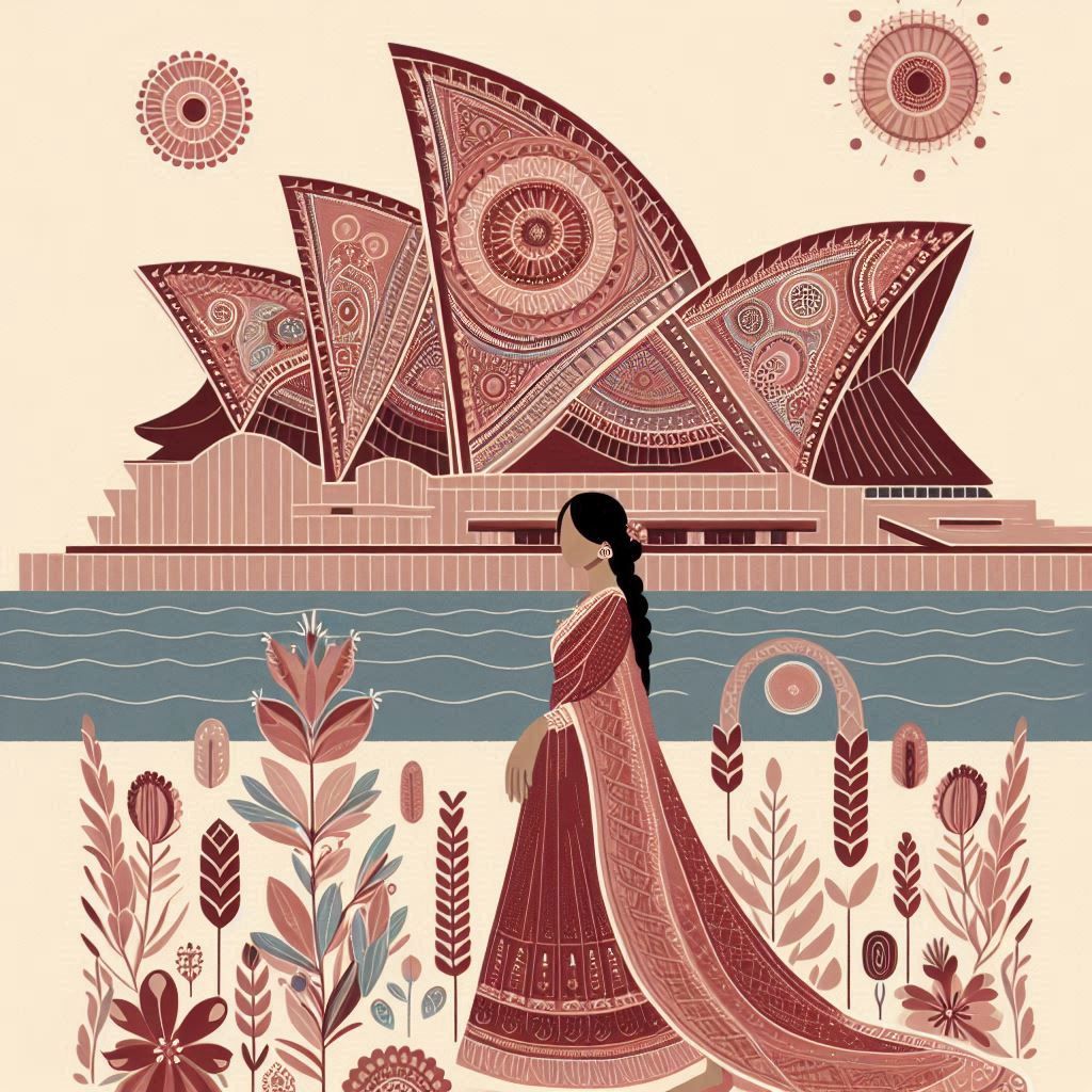 OPERAHOUSE AND WOMAN