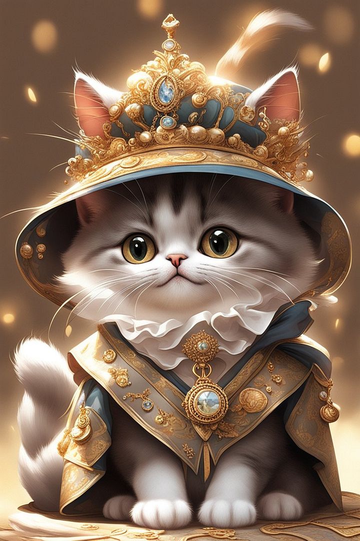 cute rich cat!!