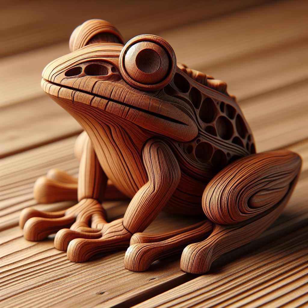 WOODEN FROG