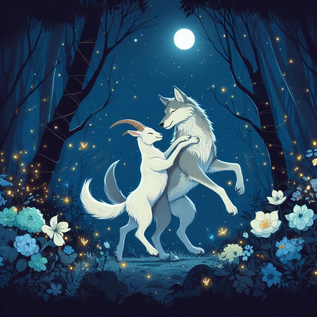 Wolf & Goat dancing