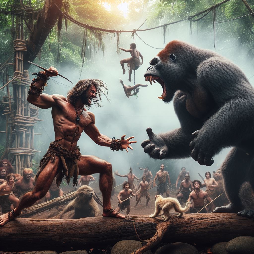 Tarzan fight