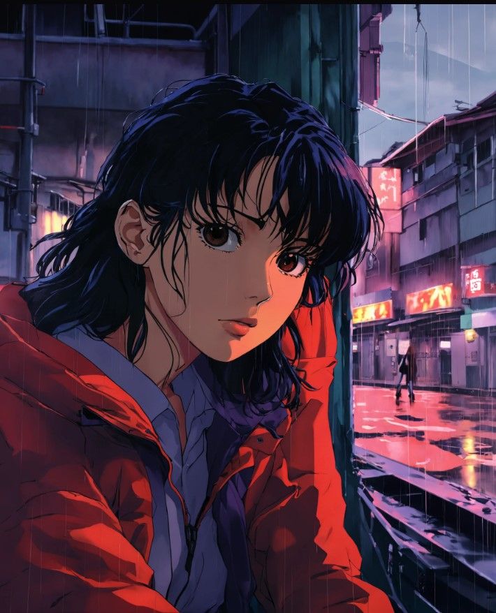 90's anime art work style