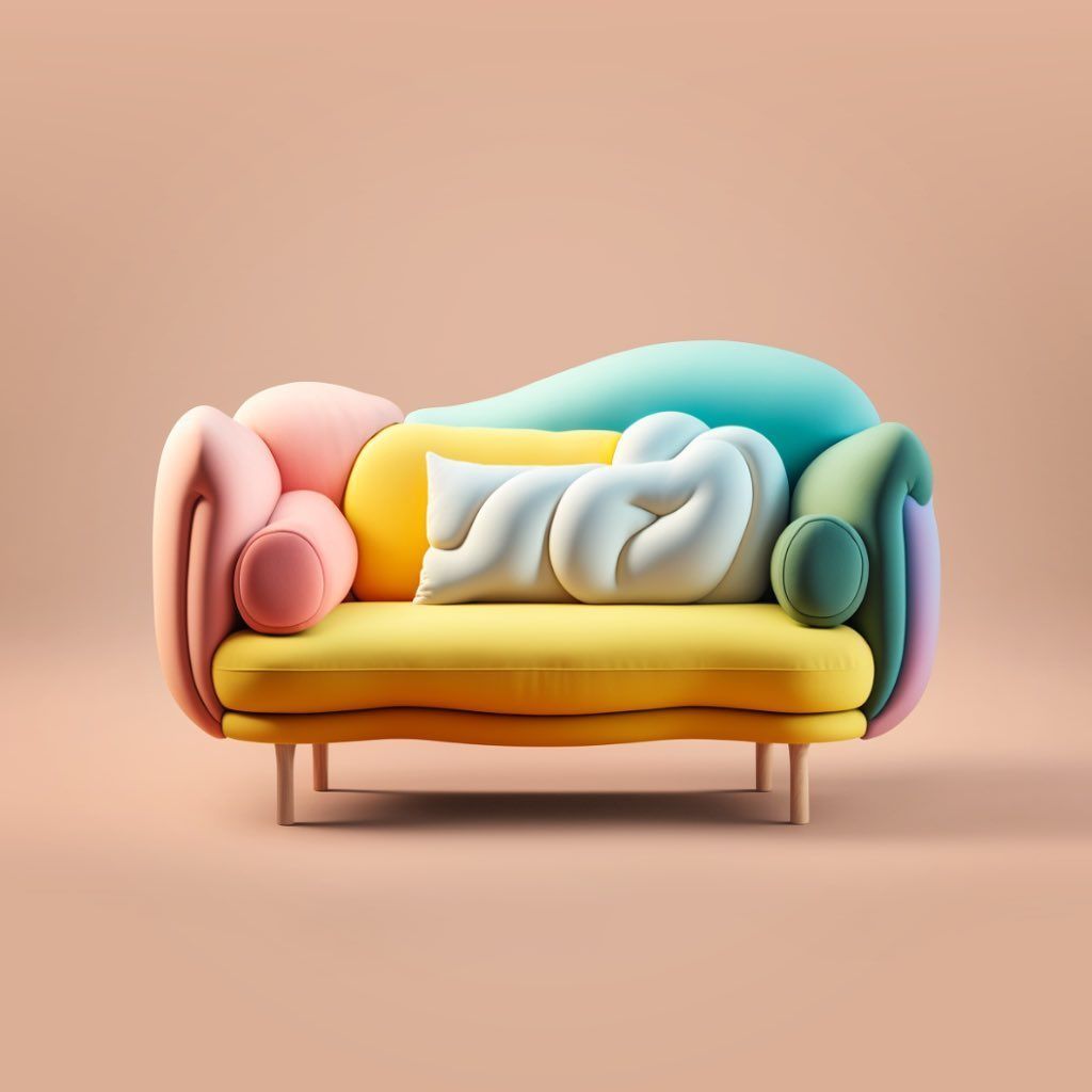 Color sofa