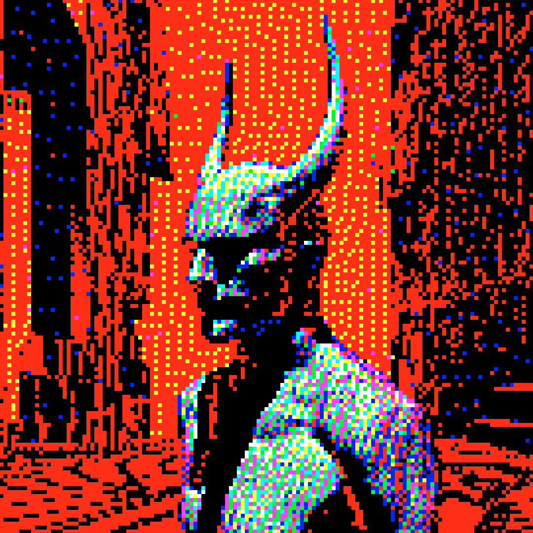 A Portrait from a Pixelated Pain