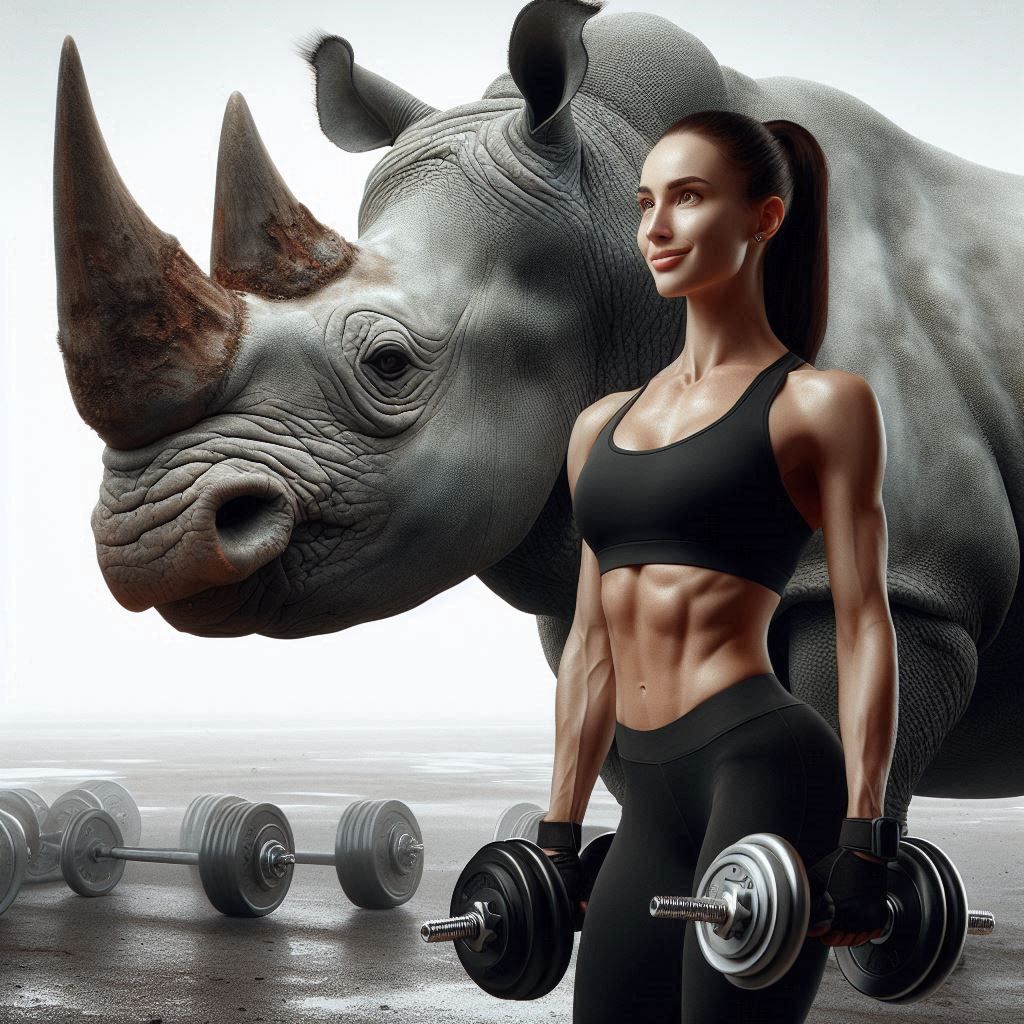 RHINO & FITNESS GIRL (33)