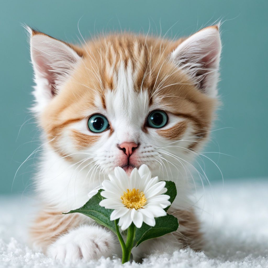 Flower cat