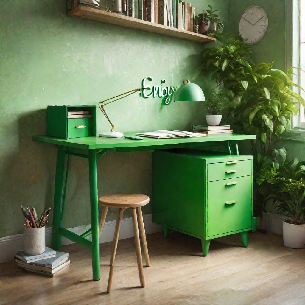 Enjoy with Green Desk