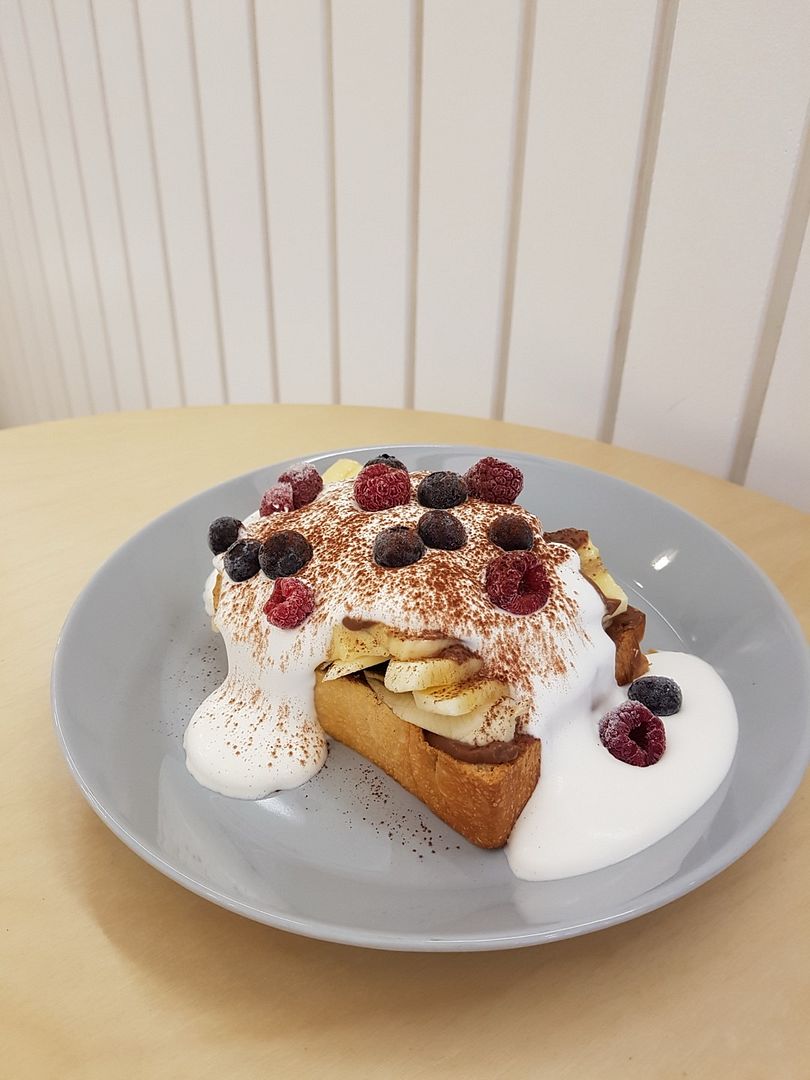 Nutella Banana Toast with Whipped Cream