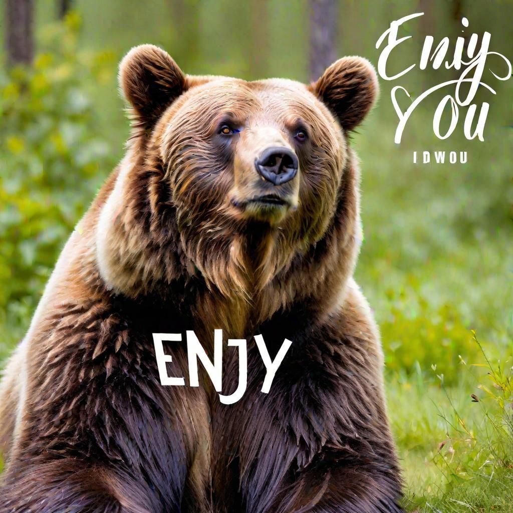 Enjoy with Bear 5