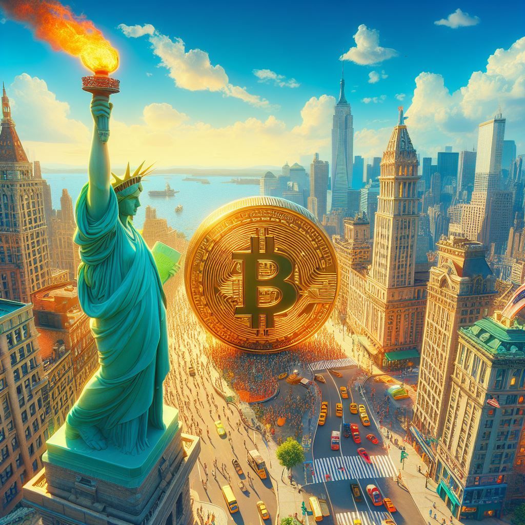 Liberty Statue of Bitcoin