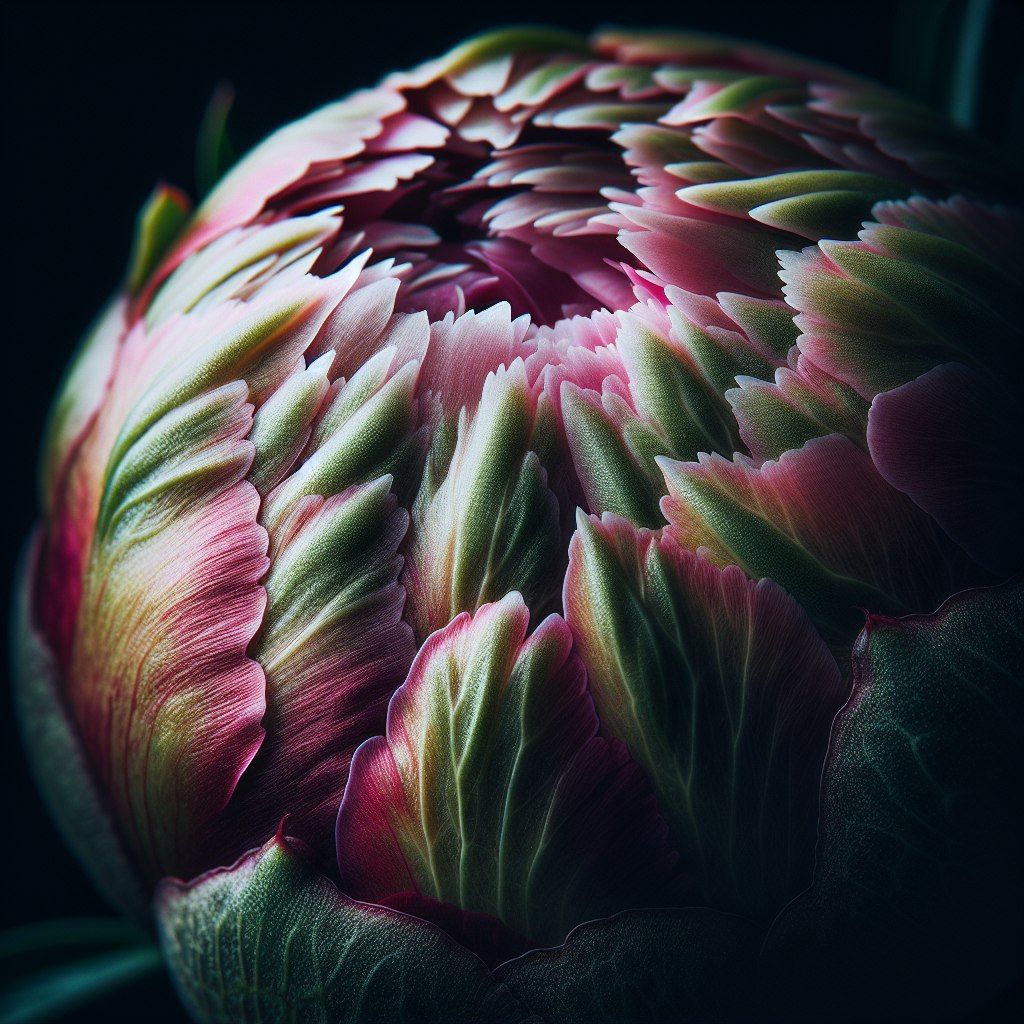 Bud in close-up