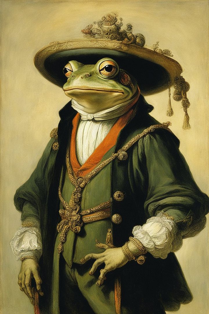 rembrandt frog 1