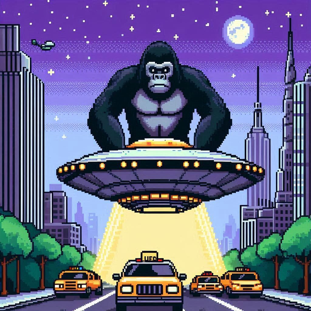 Gorilla in the city