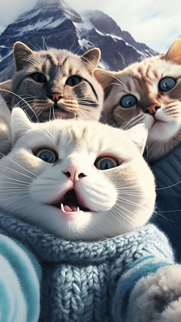 Cat Selfie