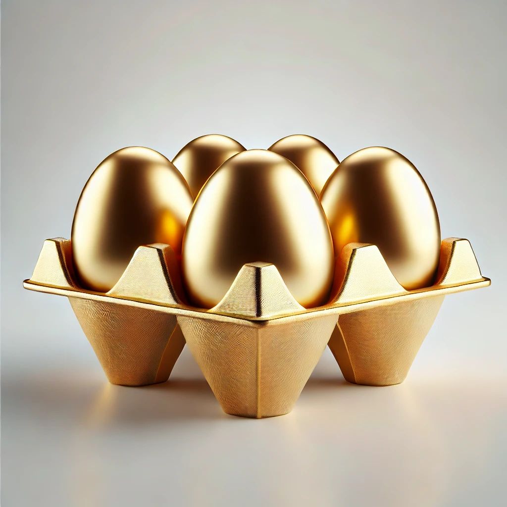 GOLDEN EGG CARTON