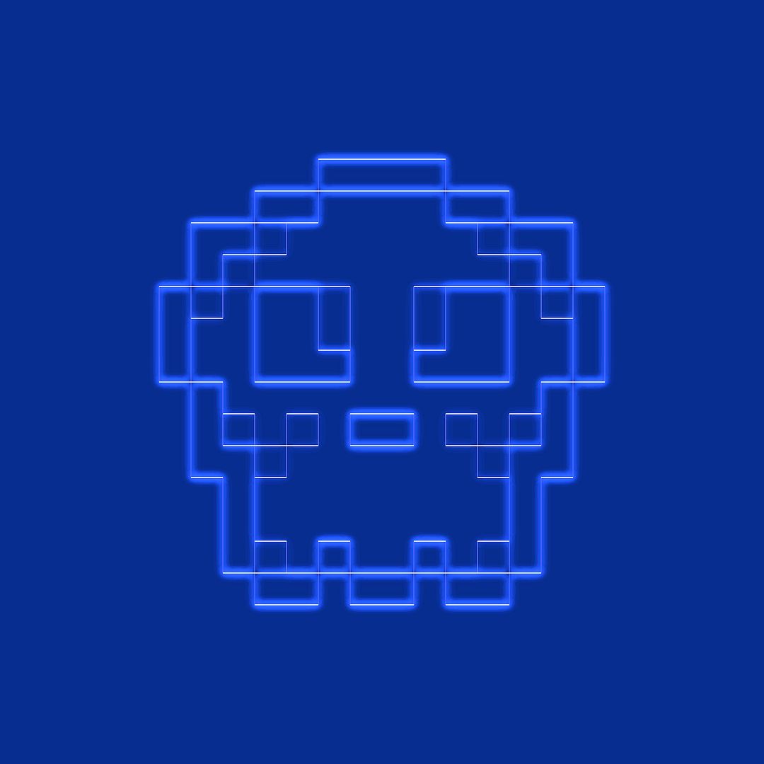 Base blue Skull