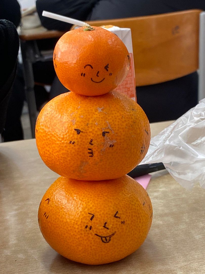 A cute tangerine