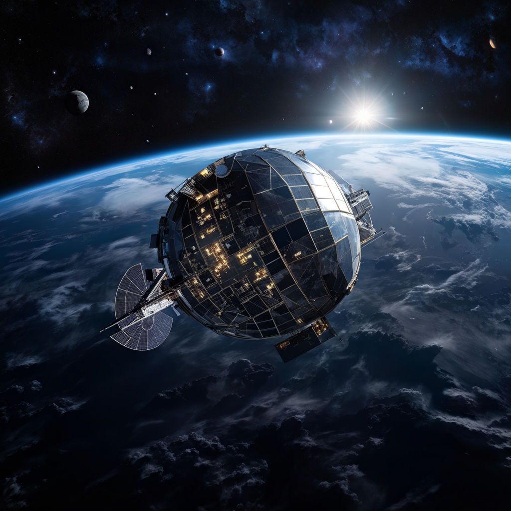 artificial satellite in universe