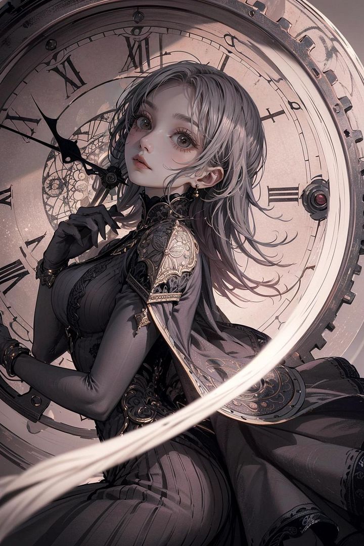 clock doll