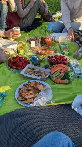 picnic time with friends