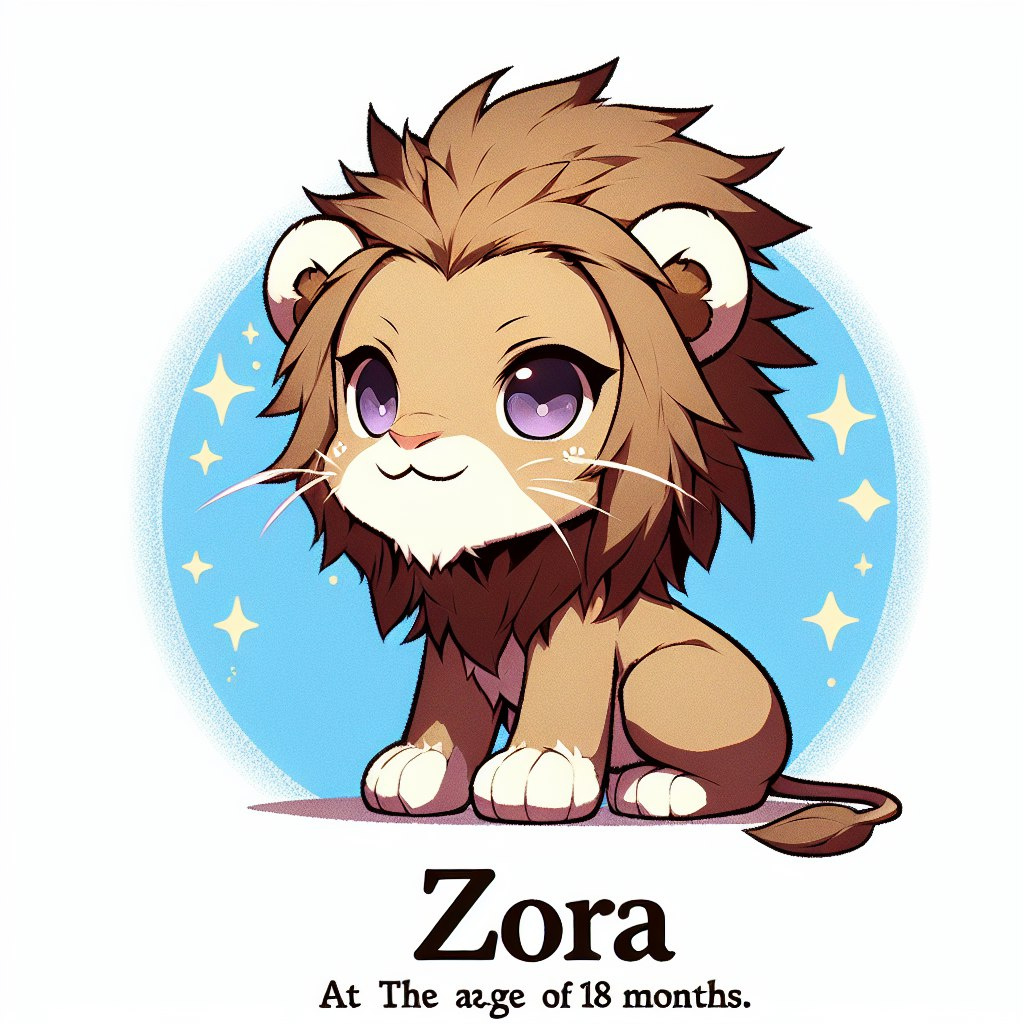 Lion Zora 18 Ages