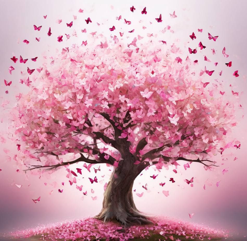 Pink tree