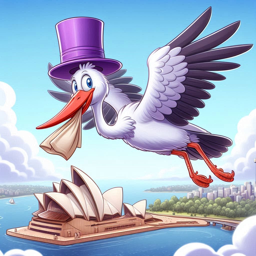 $Degen stork!