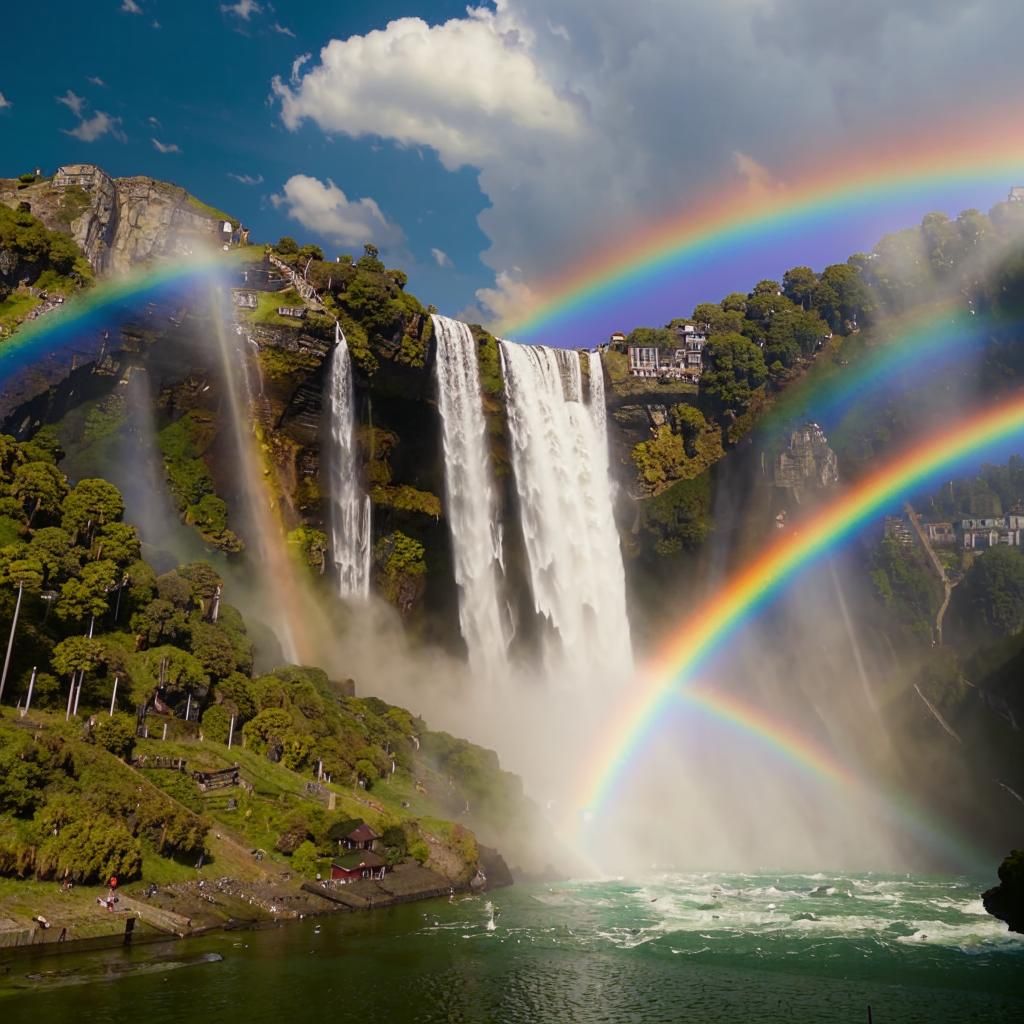 waterfall scenery