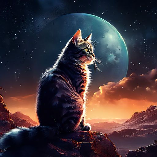 cat moon