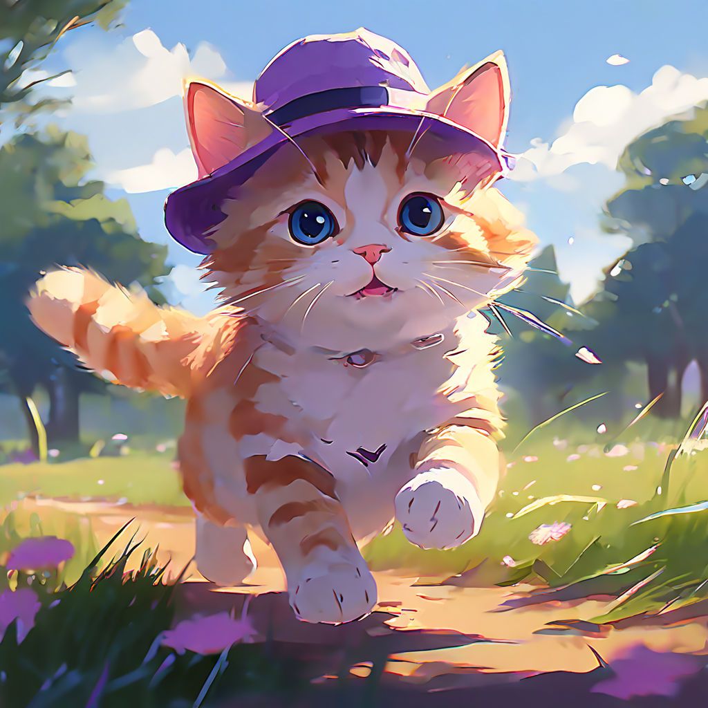 running cat