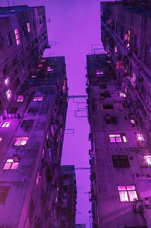 purple sky