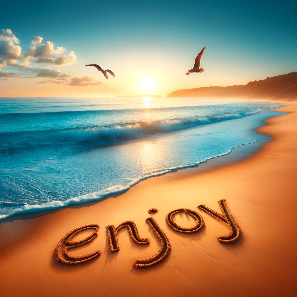 enjoy beach