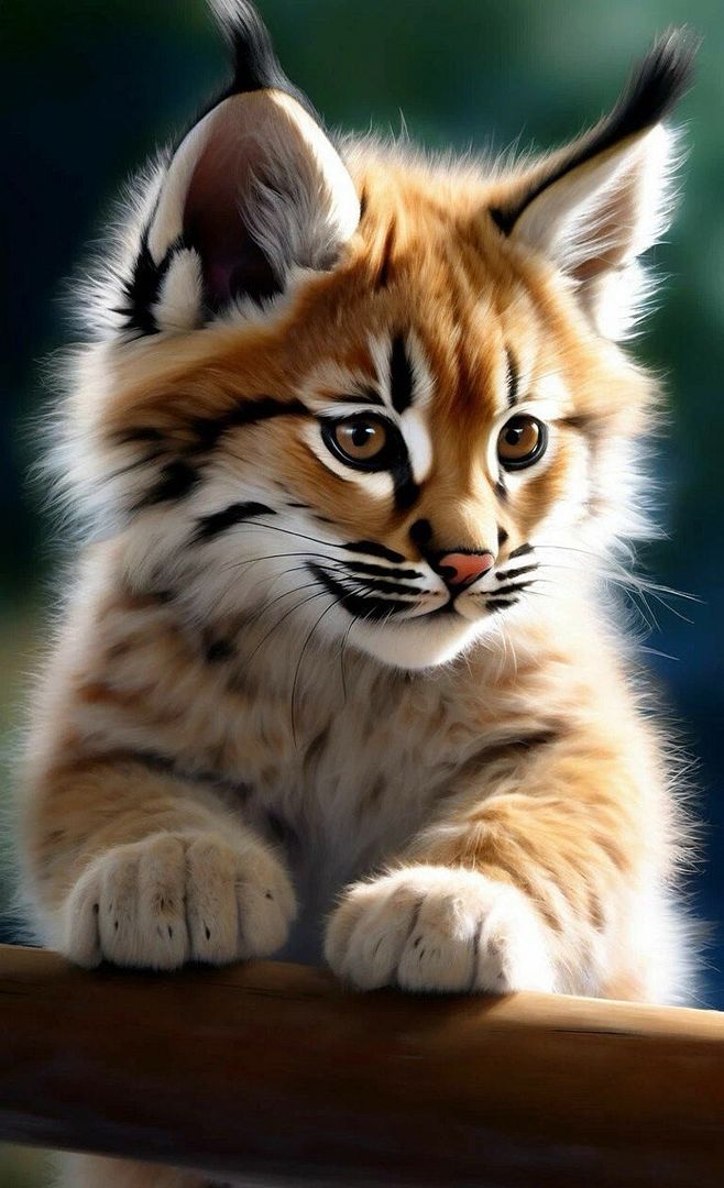 Cute tiger cub