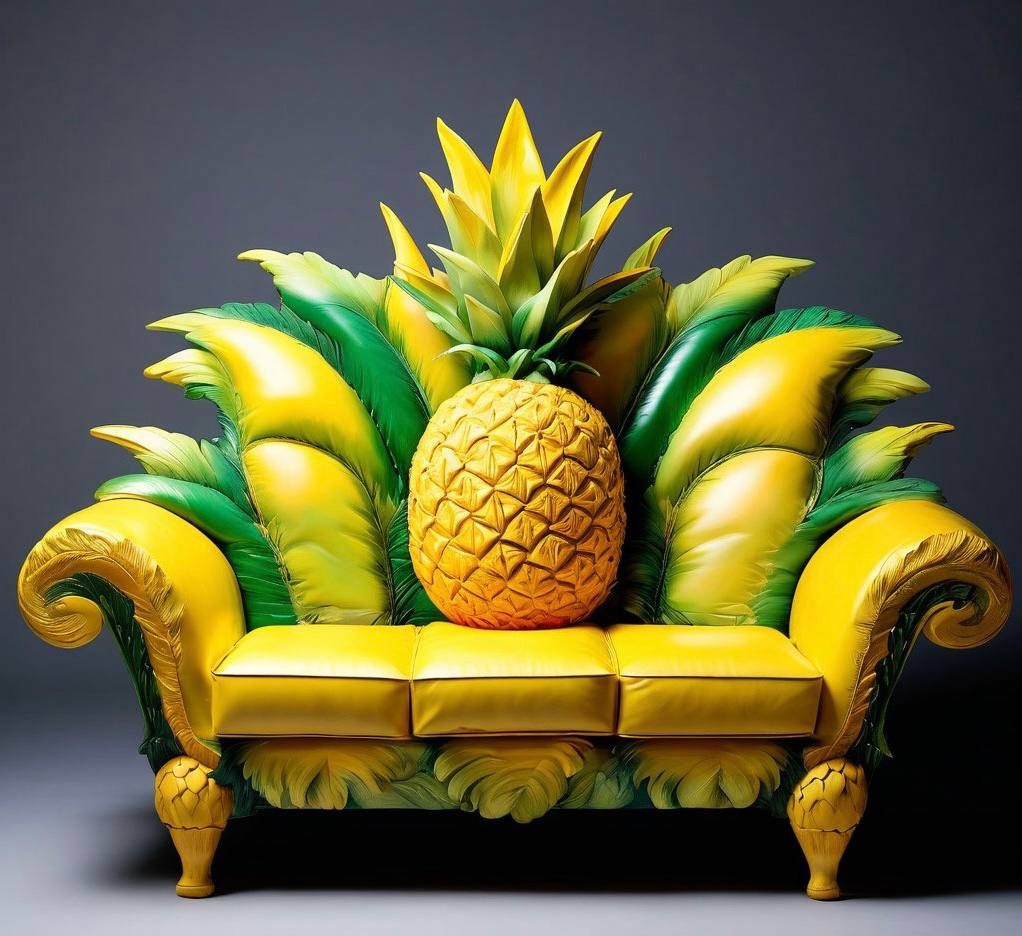 Pineapple sofa