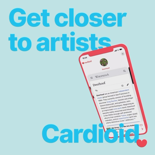 Cardioid Ad "Get closer to artists"