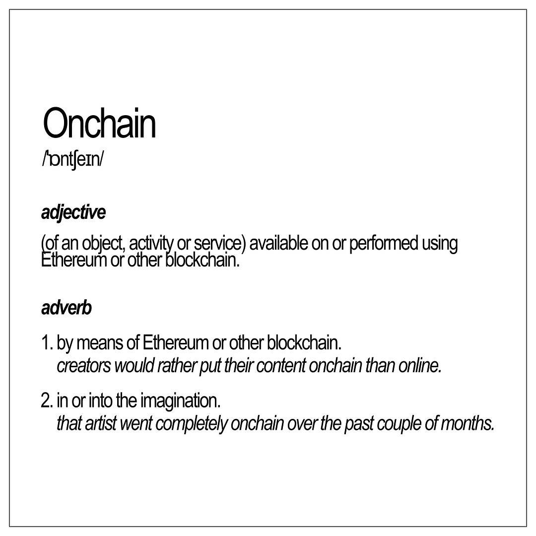 Onchain