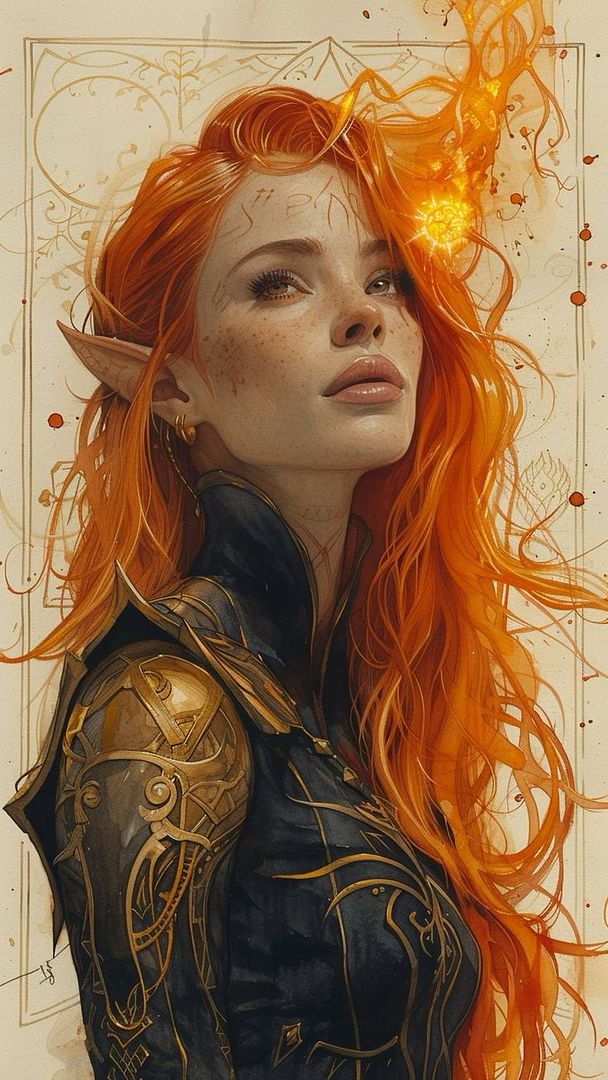 Elf female (ORANGE)