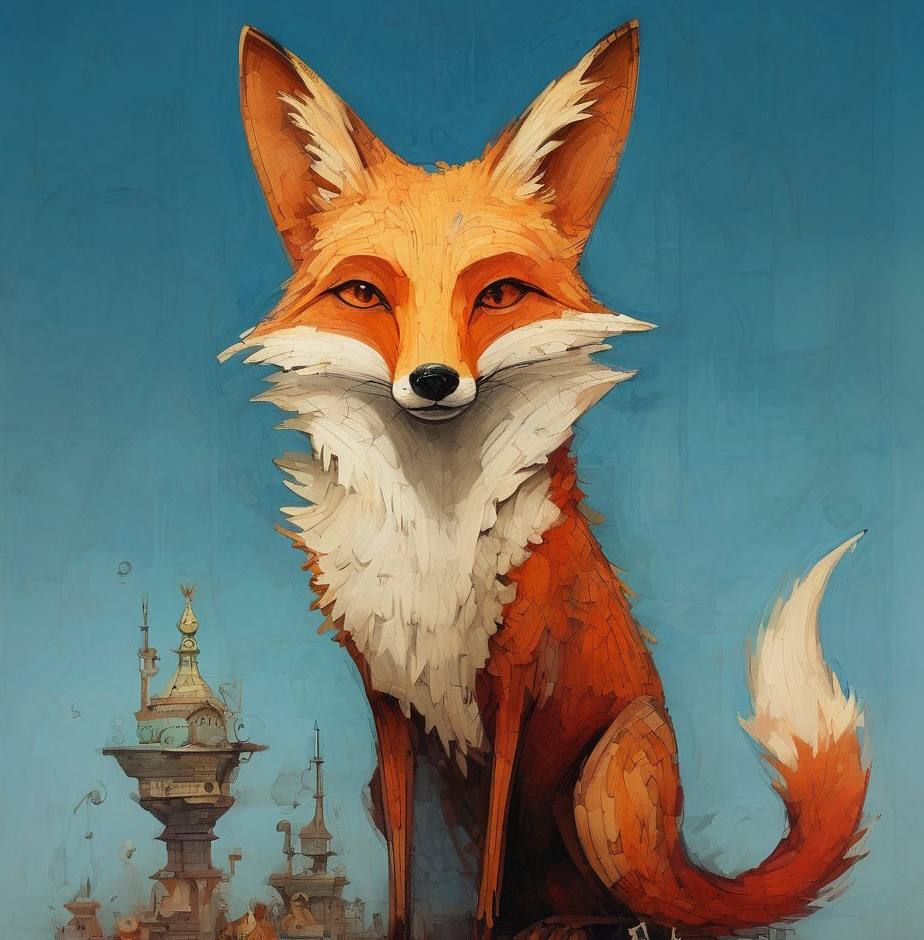 A picture of a fox