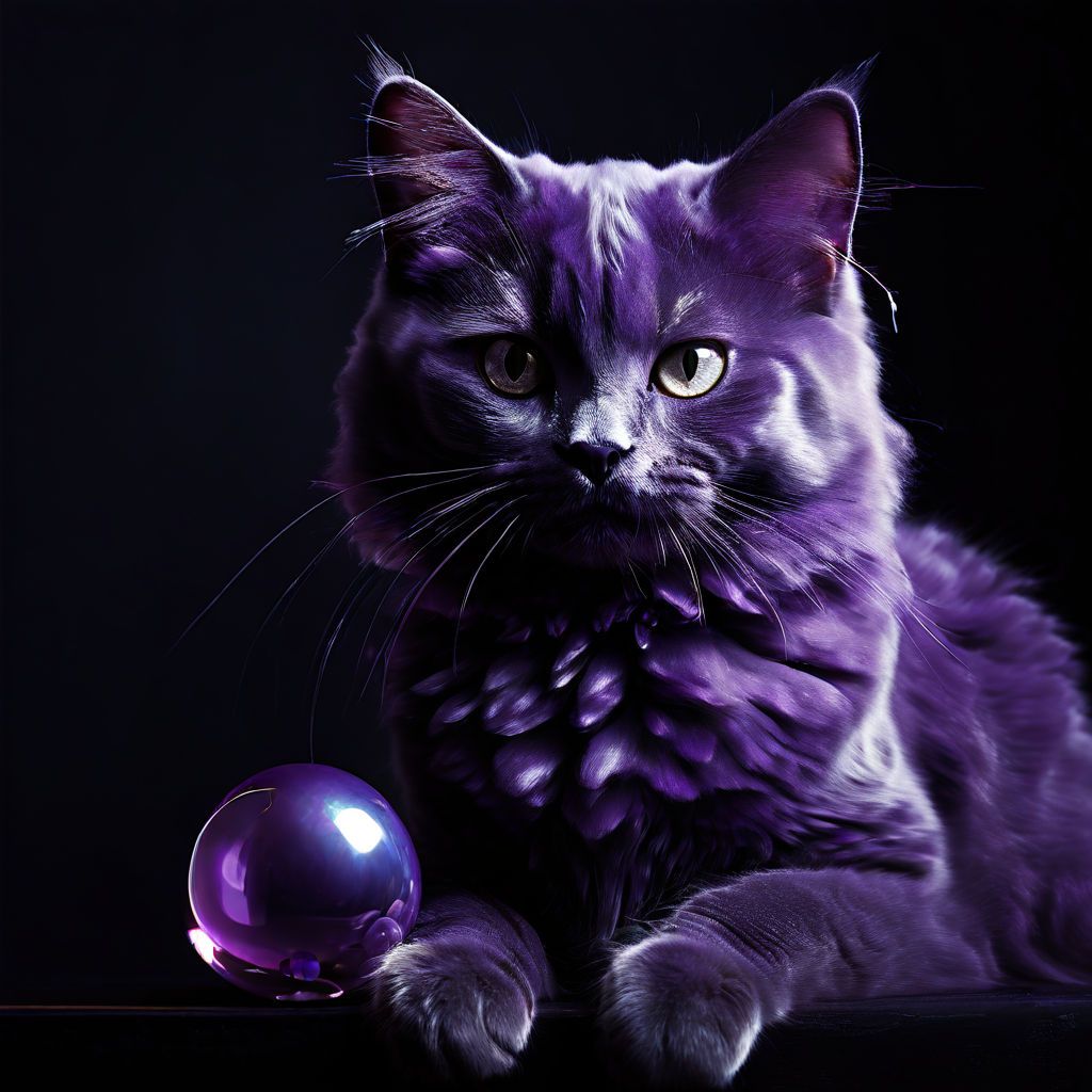 purple pearl & cat