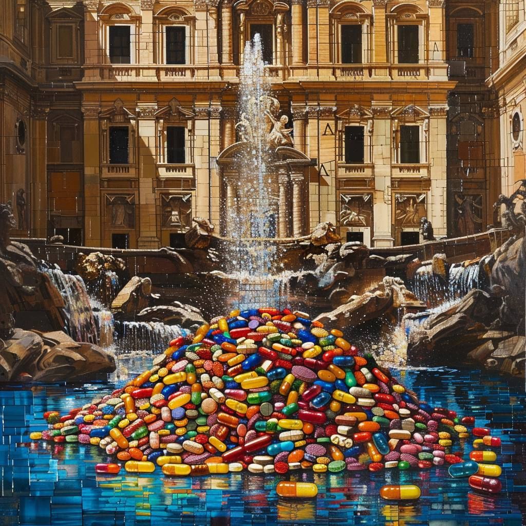 fontain of pills