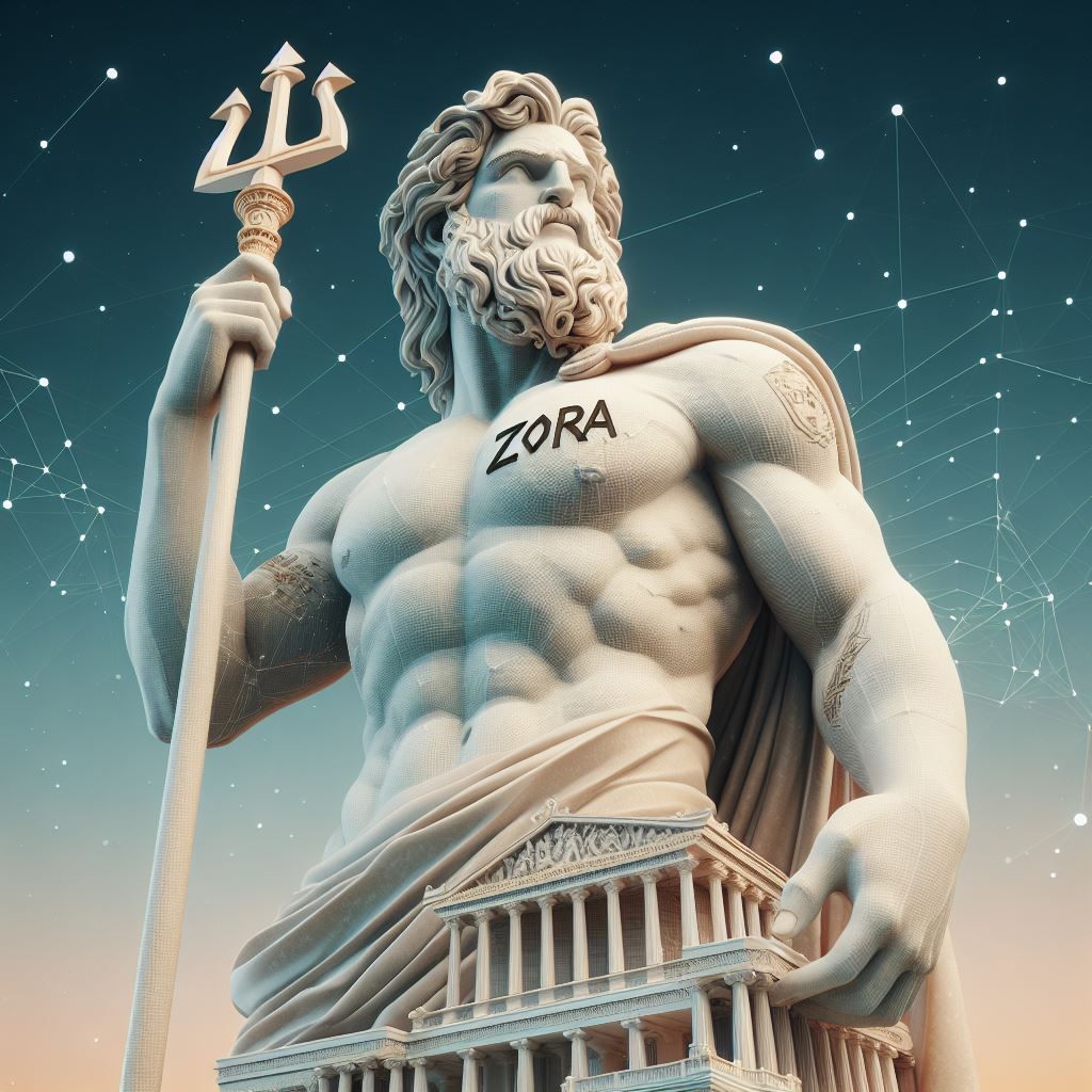 Statue of mighty Zeus