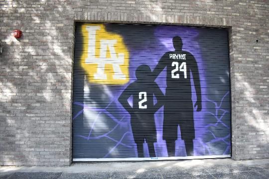 Rip Kobe Street Art Los Angeles