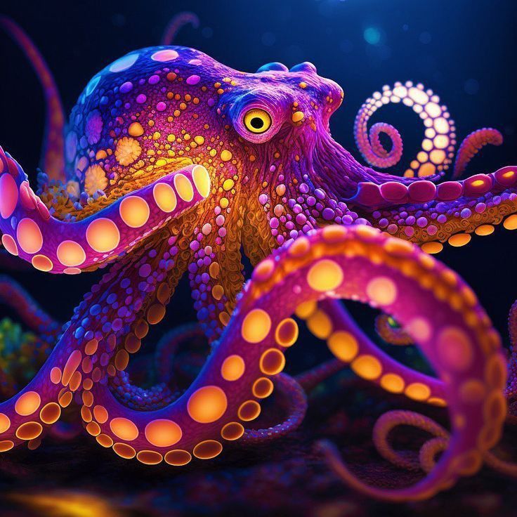 Bright octopus